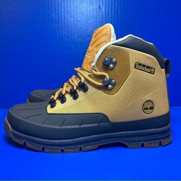 Timberland Euro Hiker‎ Jacquard Shell Toe Boots Wheat A4236 Mens 10.5 main image 8